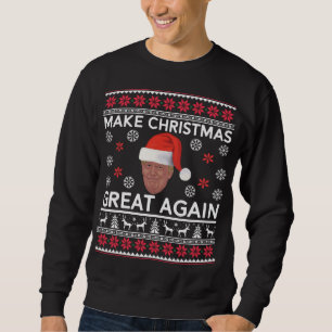 Sweatshirt Faites à Noël le grand encore chandail laid de