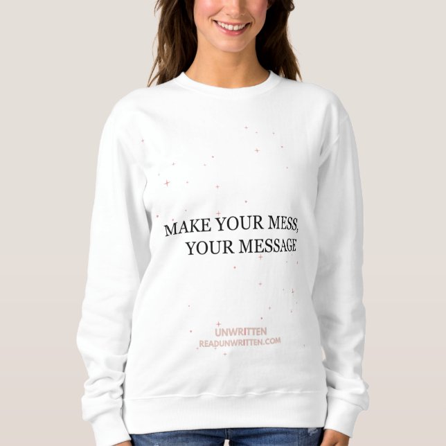 Sweatshirt Faites éclater votre message (Devant)
