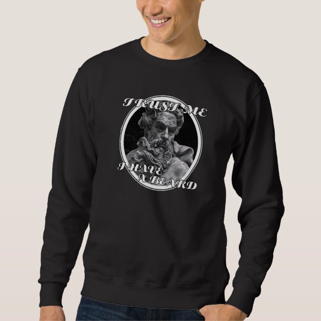 Sweatshirt Faites-moi confiance J'Ai Un Housse À Barbe Et Un  (Devant)