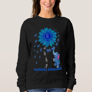 Sweatshirt Faith Hope Combattre l'amour Diabète Sensibilisati