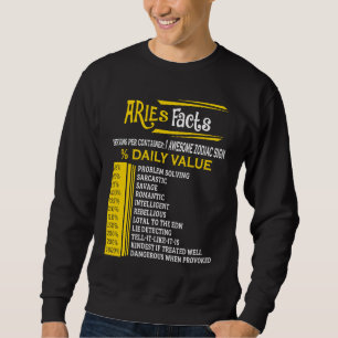 Sweatshirt Faits sur le Bélier Zodiaque T  Né du 21 mars au 1