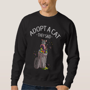 Sweatshirt Fake Cat Opossum pour Possum et Raccoon 1