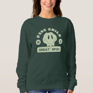 Sweatshirt fake smile great spies Hoodie