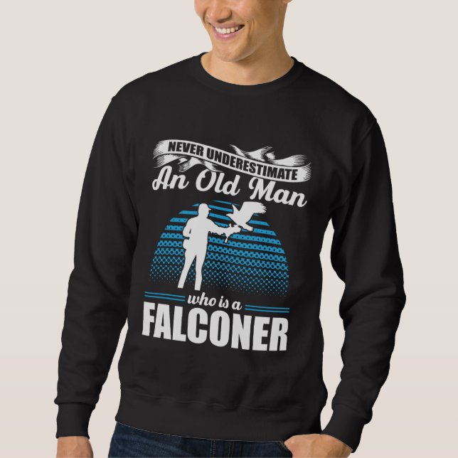 Sweatshirt Falconer Falcon Hunter Falconer Tracker Duck Hunte (Devant)