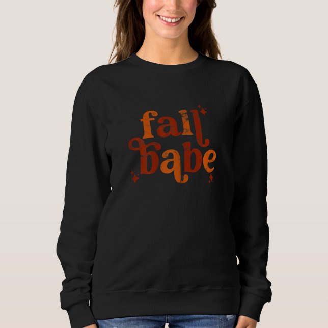 Sweatshirt Fall Babe   Thanksgiving matching family autumn ph (Devant)