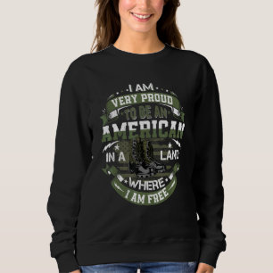 Sweatshirt Fallen Soldiers Memorial Day Je suis fier d'être u