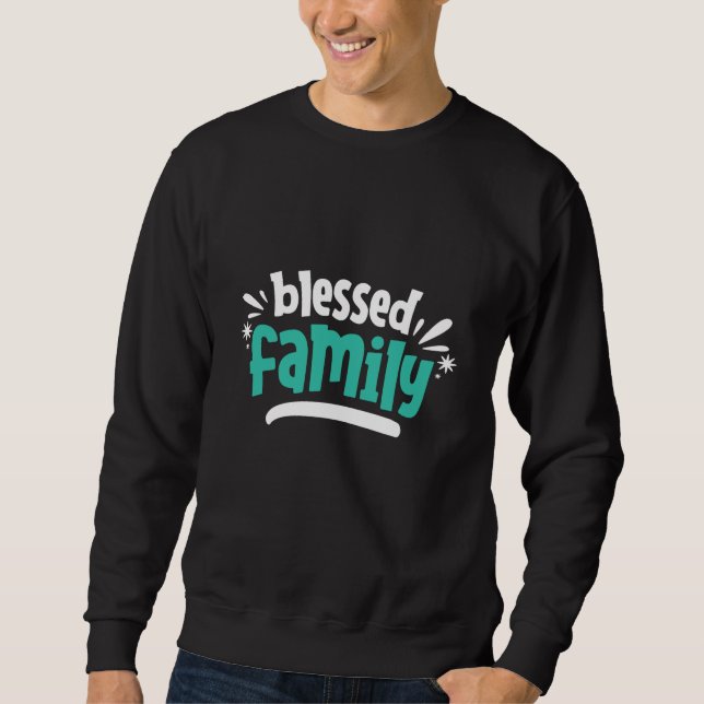 Sweatshirt Famille bienheureuse (Devant)