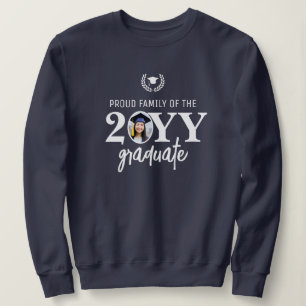 Sweatshirt Famille de Fiers Moderne Personnalisée du Diplômé