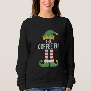 Sweatshirt Famille de lutins de café Groupe assorti Noël