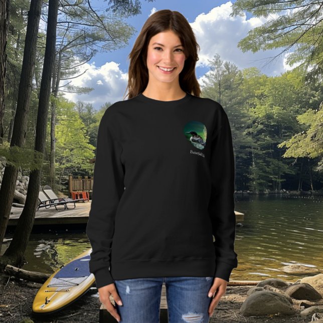 Sweatshirt Famille de plongeons du lac Butterfield (Créateur téléchargé)