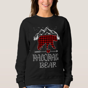 Sweatshirt Famille de pyjama de jumelage de l'ours de pawpaw