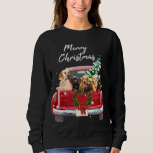 Sweatshirt Famille de récupération Labrador Camion Pajama de