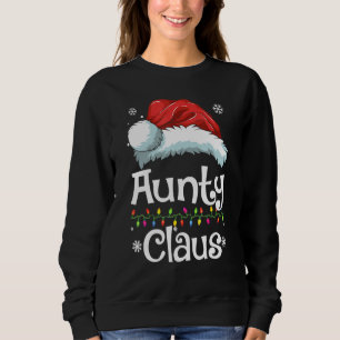 Sweatshirt Famille de Tante Claus Correspondance de Tante Cla