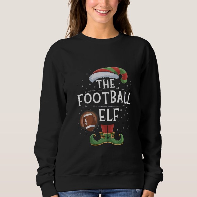 Sweatshirt Famille des elfes américains de football (Devant)