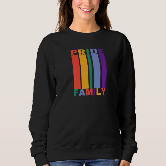 Sweatshirt Famille Fierté (Devant)