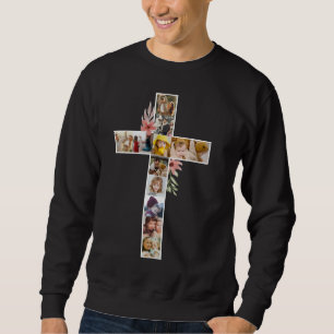 Sweatshirt Famille Jésus Croix Église chrétienne Lover
