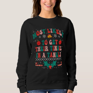 Sweatshirt Famille la plus susceptible de s'emmêler dans leur