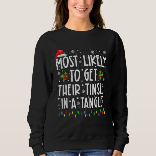 Sweatshirt Famille la plus susceptible de s'emmêler dans son 