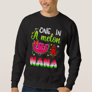 Sweatshirt Famille Mappant Un Dans Un Melon Papa Watermelon