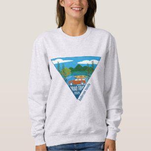 Sweatshirt Famille personnalisée Voyage de route dans la mont
