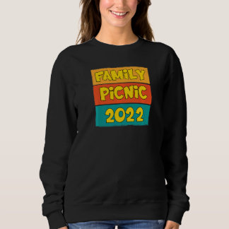 Sweatshirt Famille Vacances Correspondant Retro Voyage Réunio