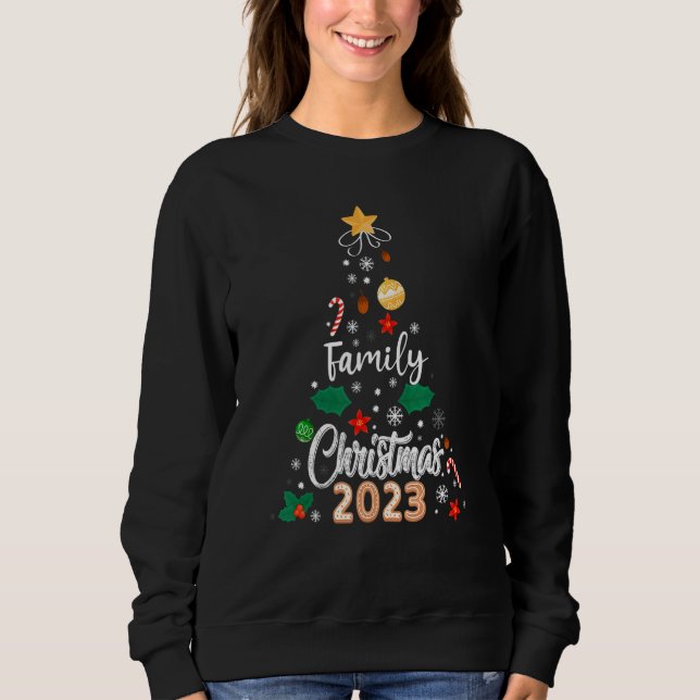 Sweatshirt Family Christmas 2023 Matching  Squad Santa Elf  6 (Devant)