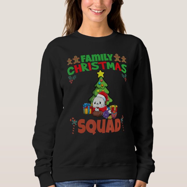 Sweatshirt Family Matching Christmas Squad X-Mas Holidays_24 (Devant)
