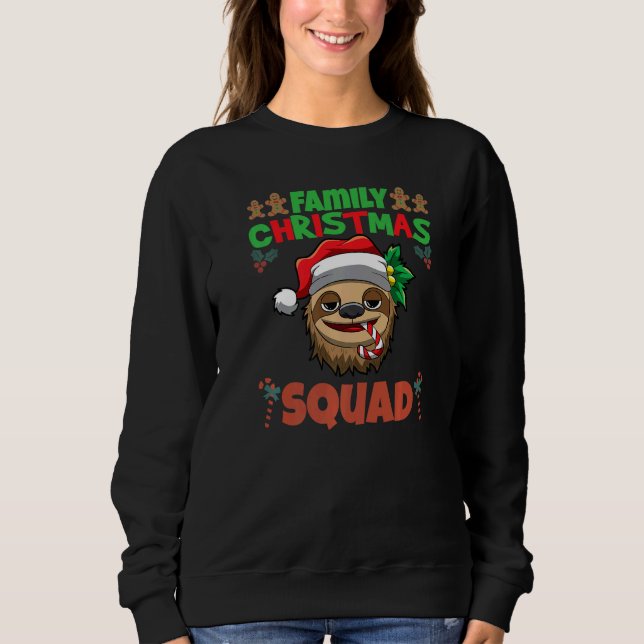 Sweatshirt Family Matching Christmas Squad X-Mas Holidays Pre (Devant)