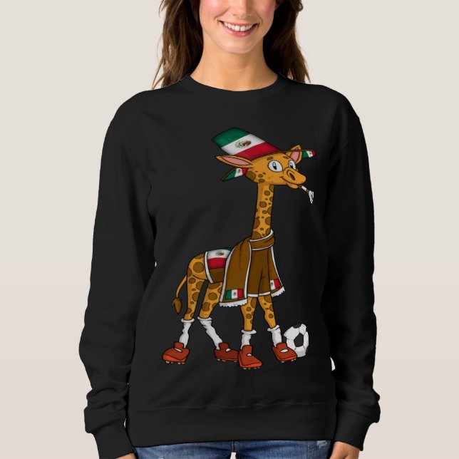 Sweatshirt Fan de girafe Mexique (Devant)