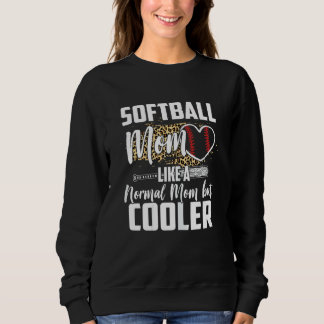 Sweatshirt Fan Léopard Cheetah Femmes Maman Sof