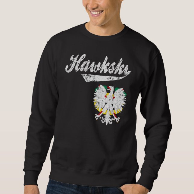 Sweatshirt Fan polonaise de Hawkski Chicago (Devant)