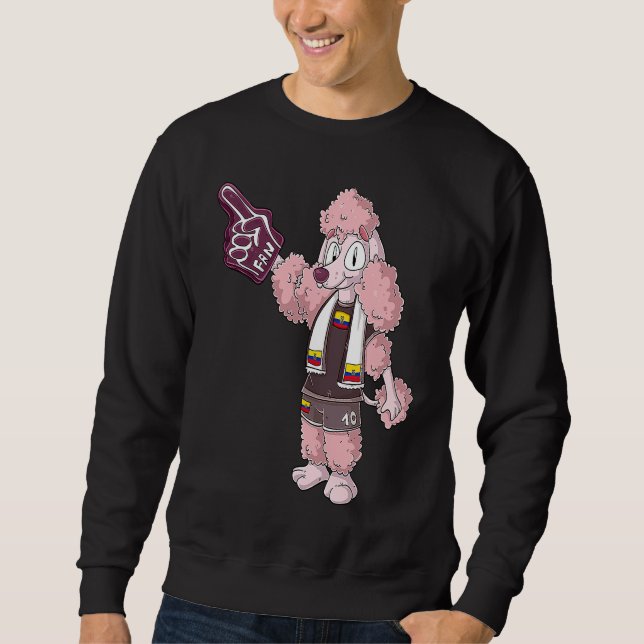 Sweatshirt Fan Poodle Ecuador (Devant)