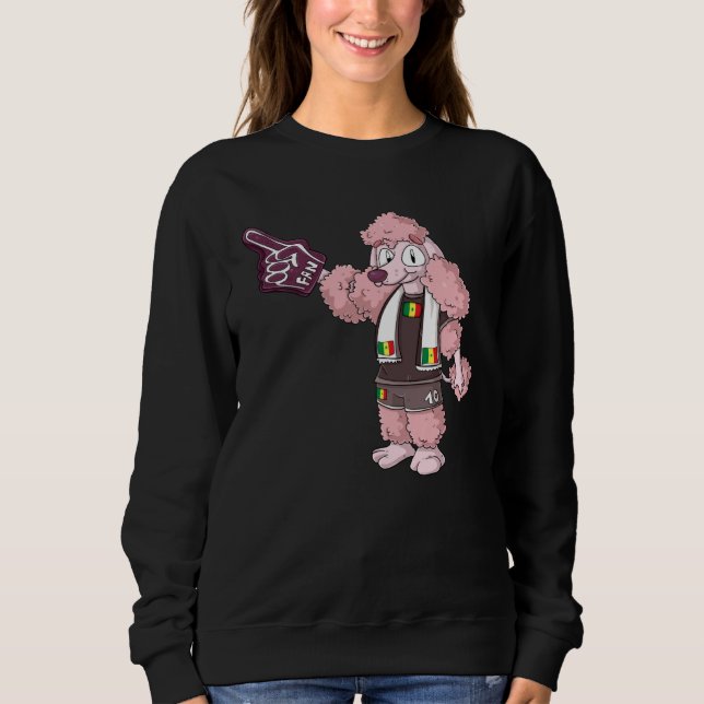 Sweatshirt Fan Poodle Senegal (Devant)