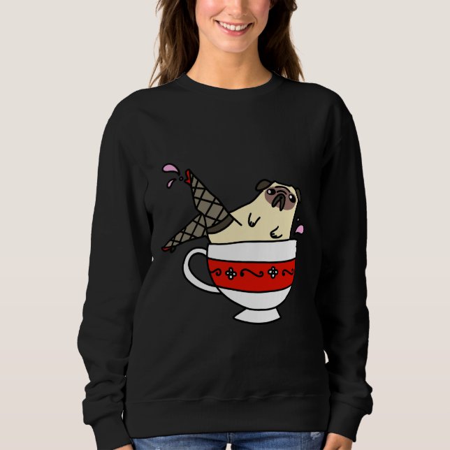 Sweatshirt Fancy Legs Teacup Carlin Essential T-shirt 702 (Devant)