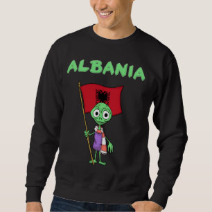 Sweatshirt Fans albanais Albanie Alien