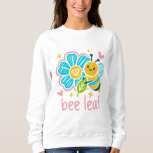 Sweatshirt Fans de 'Bee Leaf'  Cottagecore de la ruche heureu