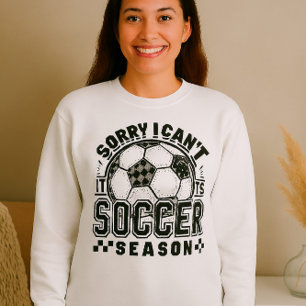 Sweatshirt Fantaisie de saison de football - Désolé je ne peu