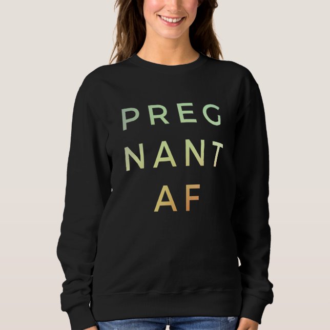 Sweatshirt Fantastique Chemise De Faire-part De Grossesse 202 (Devant)