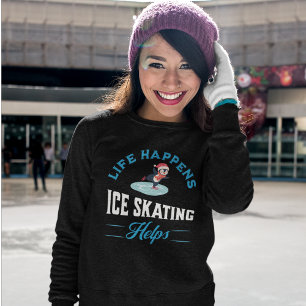 Sweatshirt Fantastique femmes de patinage sur glace