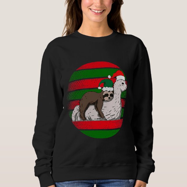 Sweatshirt Fantastique Parcours Sur Llama Retry (Devant)