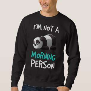 Sweatshirt Fantastiques Chemises Panda. Je ne suis pas un cad