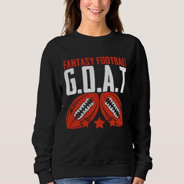 Sweatshirt Fantasy Football Goat  Football Player Fantasy Foo (Devant)