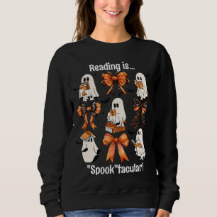 Sweatshirt Fantôme d'enseignant personnalisé et lecture de Bo