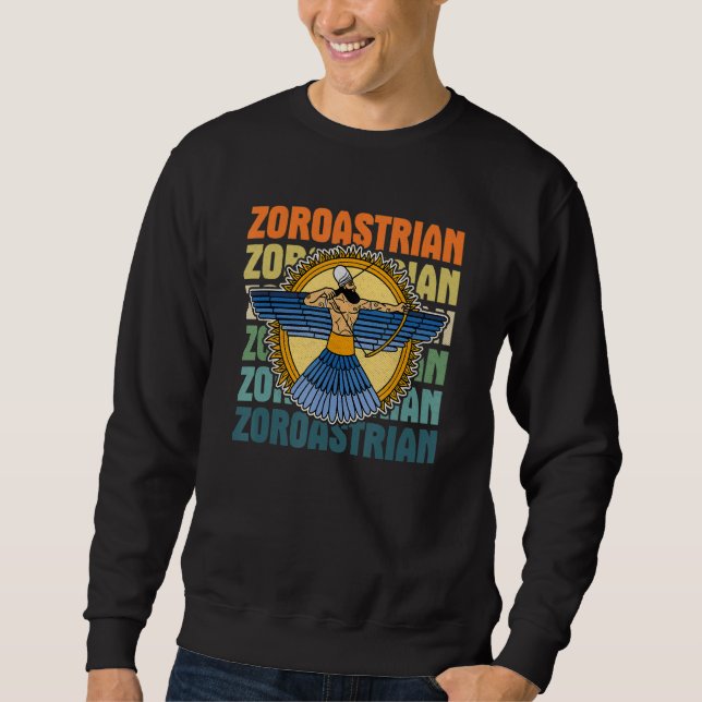 Sweatshirt Faravahar Zoroastrianism Zarathustra Symbol philos (Devant)