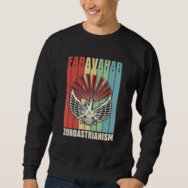 Sweatshirt Faravahar Zoroastrianism Zarathustra Symbol philos (Devant)