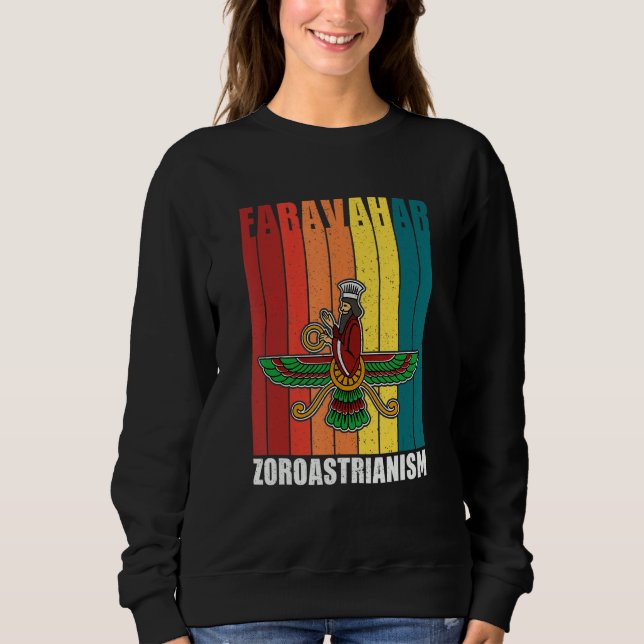 Sweatshirt Faravahar Zoroastrianism Zarathustra Symbol philos (Devant)