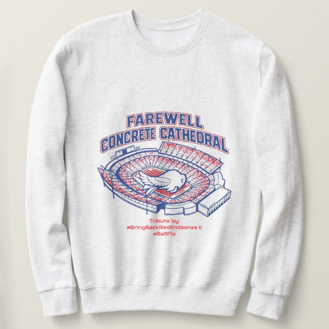 Sweatshirt Farewell Concrete Tribute (Design devant)