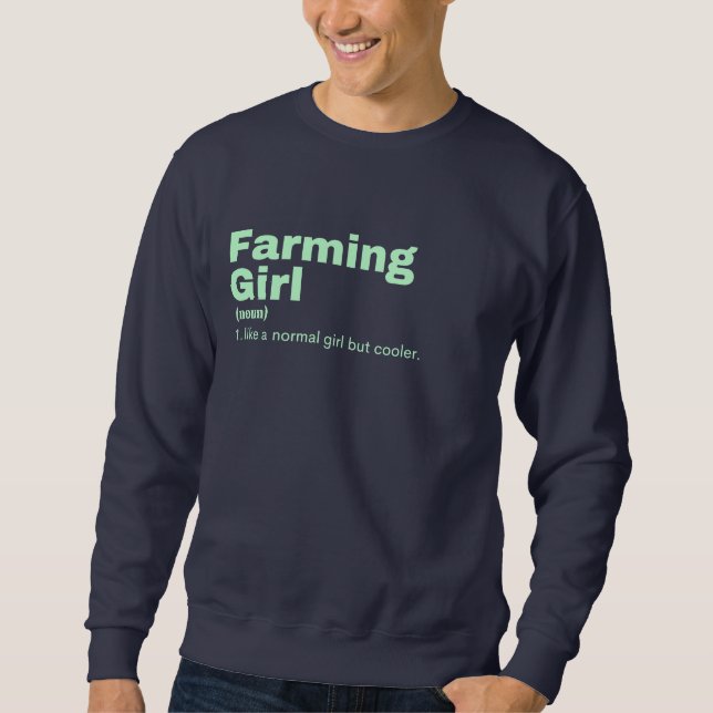 Sweatshirt Farming Girl (Devant)