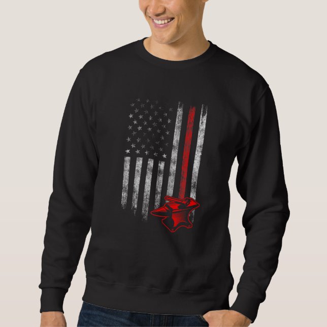 Sweatshirt Farrier Horseshoe Hoof Trimming Equine Shoeing (Devant)