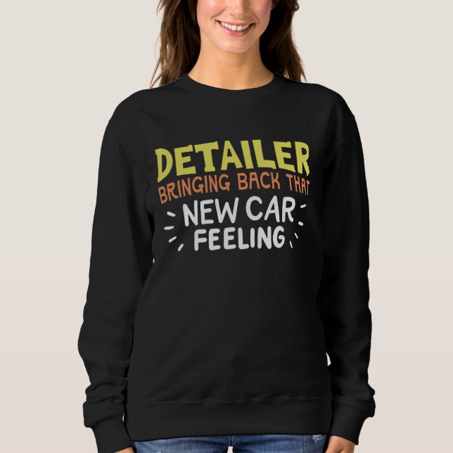 Sweatshirt Fast car detailer for craftsmen with (Devant)